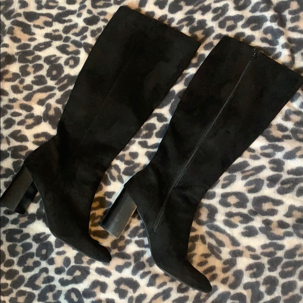Knee High Suede Boots